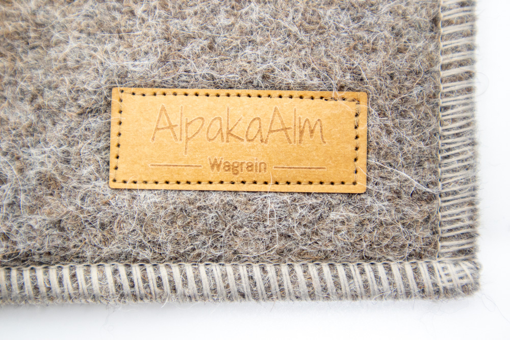 Strickfilz Sitzauflagen aus Alpaka-Mix Wolle